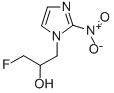 1-FLUORO-3-(2-NITRO-IMIDAZOL-1-YL)-PROPAN-2-OL Structural