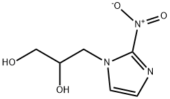 1,2-PROPANEDIOL, 3-(2-NITRO-1H-IMIDAZOL-1-YL)- Structural