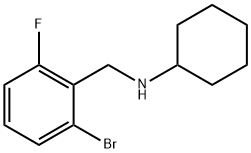 N-[(2-BroMo-6-fluorophenyl)Methyl]cyclohexanaMine Structural