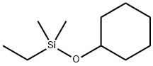 Ethyl(dimethyl)silyloxycyclohexane Structural