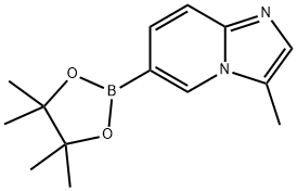 IMidazo[1,2-a]pyridine, 3-Methyl-6-(4,4,5,5-tetraMethyl-1,3,2-dioxaborolan-2-yl)- Structural