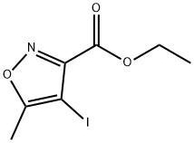 Ethyl 4-iodo-5-methylisoxazole-3-carboxylate Structural