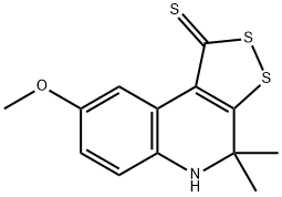 8-METHOXY-4,4-DIMETHYL-4,5-DIHYDRO-1H-[1,2]DITHIOLO[3,4-C]QUINOLINE-1-THIONE