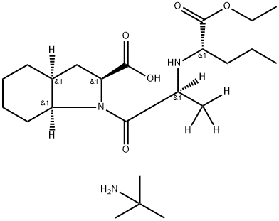 PERINDOPRIL-D4 T-BUTYLAMINE SALT Structural