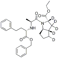 Ramipril Benzyl Ester-d5 Structural