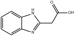 (1H-BENZOIMIDAZOL-2-YL)-ACETIC ACID Structural