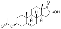 3-Hydroxy-deoxyandrost-5-ene-17-one-3-acetate Structural