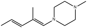 Piperazine, 1-methyl-4-(2-methyl-1,3-pentadienyl)-, (E,E)- (9CI) Structural