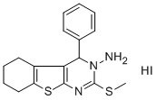 3-Amino-4-phenyl-2-methylmercapto-3,4,5,6,7,8-hexahydrobenzo(4,5)thien o(2,3-d)pyrimidine HI