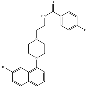 4-FLUORO-N-(2-[4-(7-HYDROXY-NAPHTHALEN-1-YL)-PIPERAZIN-1-YL]-ETHYL)-BENZAMIDE