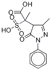 4,5-Dihydro-α,3-diMethyl-5-oxo-1-phenyl-α-sulfo-1H-pyrazole-4-acetic Acid Structural