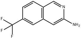 6-(trifluoroMethyl)isoquinolin-3-aMine Structural