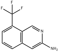 8-(trifluoroMethyl)isoquinolin-3-aMine Structural