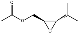 Oxiranemethanol,3-(1-methylethyl)-,acetate,(2S-trans)-(9CI) Structural