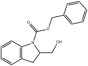 BENZYL 2-(HYDROXYMETHYL)-1-INDOLINECARBOXYLATE Structural