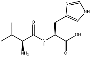 H-VAL-HIS-OH Structural