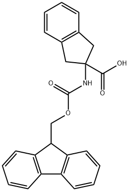 N-FMOC-2-AMINOINDAN-2-CARBOXYLIC ACID Structural