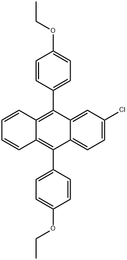 9,10-BIS(4-ETHOXYPHENYL)-2-CHLOROANTHRACENE