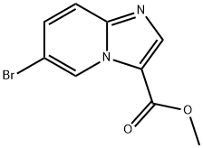 IMidazo[1,2-a]pyridine-3-carboxylic acid, 6-broMo-, Methyl ester Structural