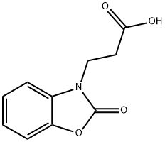 3-(2-OXO-2,3-DIHYDRO-1,3-BENZOXAZOL-3-YL)PROPANOIC ACID Structural