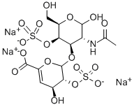 2-ACETAMIDO-2-DEOXY-3-O-(2-O-SULFO-BETA-D-GLUCO-4-ENEPYRANOSYLURONIC ACID)-4-O-SULFO-D-GALACTOSE, 3NA