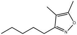 Isoxazole, 4,5-dimethyl-3-pentyl- (9CI) Structural