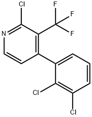 Pyridine, 2-chloro-4-(2,3-dichlorophenyl)-3-(trifluoromethyl)- Structural
