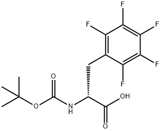 BOC-D-PENTAFLUOROPHENYLALANINE Structural