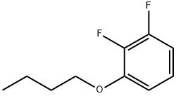 1-BUTOXY-2,3-DIFLUOROBENZENE Structural