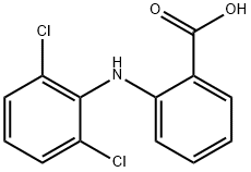 2-[(2,6-dichlorophenyl)amino]benzoicacid Structural