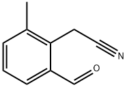 Benzeneacetonitrile, 2-formyl-6-methyl- (9CI) Structural