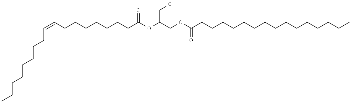 rac 1-Palmitoyl-2-oleoyl-3-chloropropanediol Structural