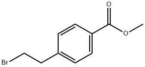 methyl 4-(2-bromoethyl)benzoate Structural
