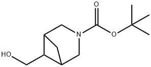 tert-Butyl 6-(hydroxymethyl)-3-azabicyclo[3.1.1]heptane-3-carboxylate Structural
