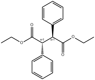 MESO-2,3-DIPHENYL-SUCCINIC ACID DIETHYL ESTER Structural