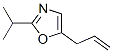 Oxazole, 2-(1-methylethyl)-5-(2-propenyl)- (9CI) Structural