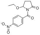 (+-)-5-Ethoxy-1-(4-nitrobenzoyl)-2-pyrrolidinone Structural