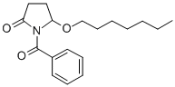 (+-)-1-Benzoyl-5-(heptyloxy)-2-pyrrolidinone