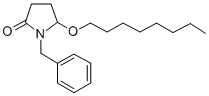 2-Pyrrolidinone, 5-(octyloxy)-1-(phenylmethyl)-, (+-)-