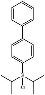 BIPHENYLDIISOPROPYLSILYL CHLORIDE Structural