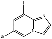 IMidazo[1,2-a]pyridine, 6-broMo-8-iodo- Structural