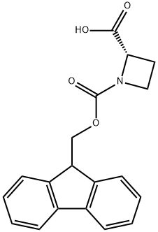 (S)-N-FMOC-AZETIDINE-2-CARBOXYLIC ACID Structural