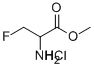 3-FLUORO-DL-ALANINE METHYL ESTER, HYDROCHLORIDE Structural