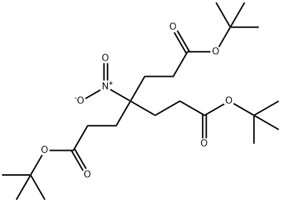 DI-T-BUTYL 4-[2-(T-BUTOXYCARBONYL)ETHYL]-4-NITROHEPTANEDICARBOXYLATE Structural