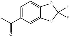 5-Acetyl-2,2-difluoro-1,3-benzodioxole Structural