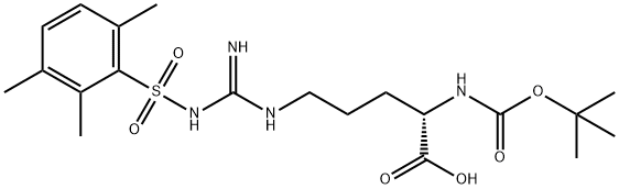 BOC-ARG(MTS)-OH Structural