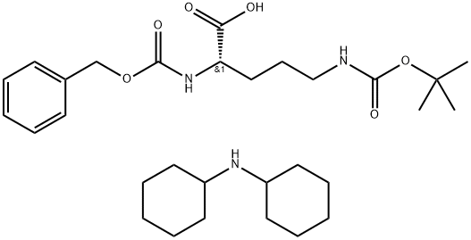 Z-ORN(BOC)-OH DCHA Structural