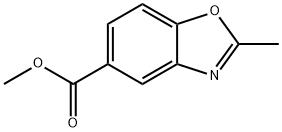 METHYL 2-METHYL-1,3-BENZOXAZOLE-5-CARBOXYLATE Structural