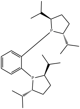 (+)-1,2-Bis[(2R,5R)-2,5-diisopropylphospholano]benzene Structural