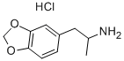 (+/-)-3,4-METHYLENEDIOXY-AMPHETAMINE HYDROCHLORIDE Structural